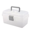 BangQiao Multipurpose Plastic Storage Container Box with Handle and Latch