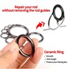Fishing Rod Guide Repair Kit Ceramic Guide Rings Fishing Rod