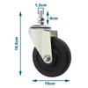 Be In Your Mind 4in Hoverkart Wheel Replacement with Metal