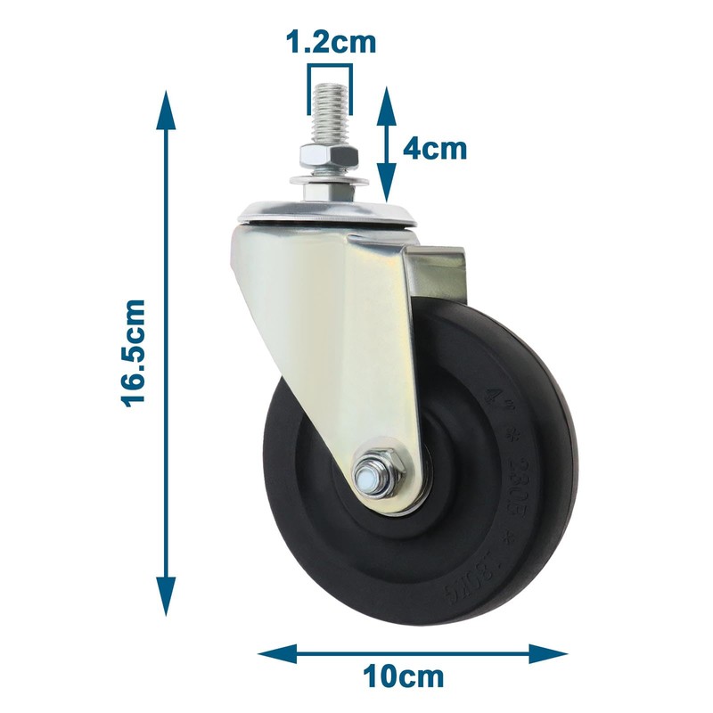 Be In Your Mind 4in Hoverkart Wheel Replacement with Metal