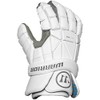 Warrior Evo Lacrosse Gloves, White, (2023 Model) (X-Large, 14")