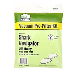 Clean Obsessed Replacement Filter Designed To Fit Shark Navigator Lift Away Models NV350, NV351, NV352, NV355, NV356, NV356E, NV357