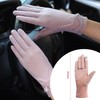 Women's Sun Protection Gloves, 1 Pair Short Floral Lace Gloves,