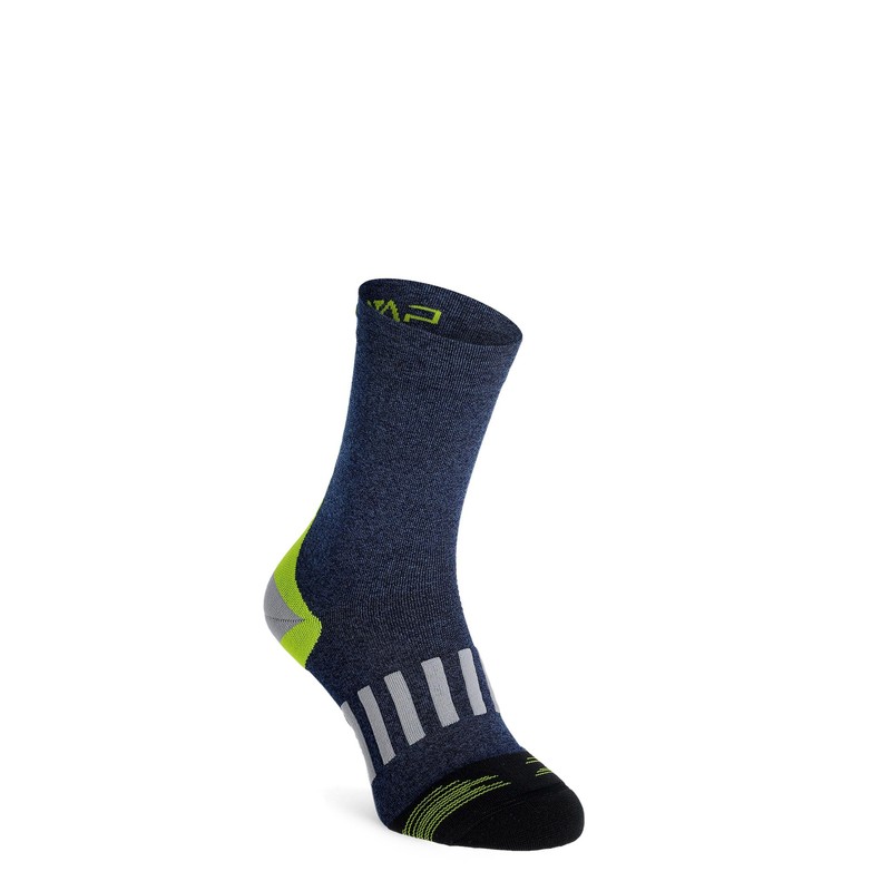 CMP - Calzino da trekking Mid Microlon, B.Blue-Acido, 43/45