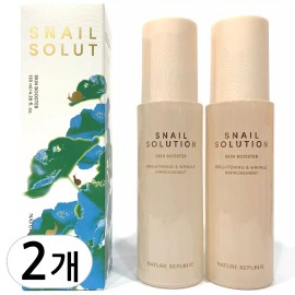Nature Republic 네이처리퍼블릭 스네일 솔루션 스킨 부스터 130ml 2개 Nature Republic Snail Solution Skin Booster 130ml 2pcs