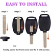 Replacement Key Fob Shell Case Fit for Honda 2008-2012 Accord