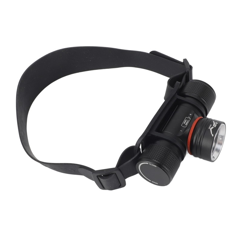 Diving Headlamp Flashlight IPX68 Waterproof Super Bright 1200LM 3 Light