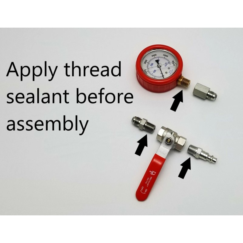 CRUDE PERFORMANCE International T444E Hpop Test Tool Kit, High Pressure