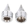 Unbranded Chrome Front Axle Nut Covers For Harley Road King