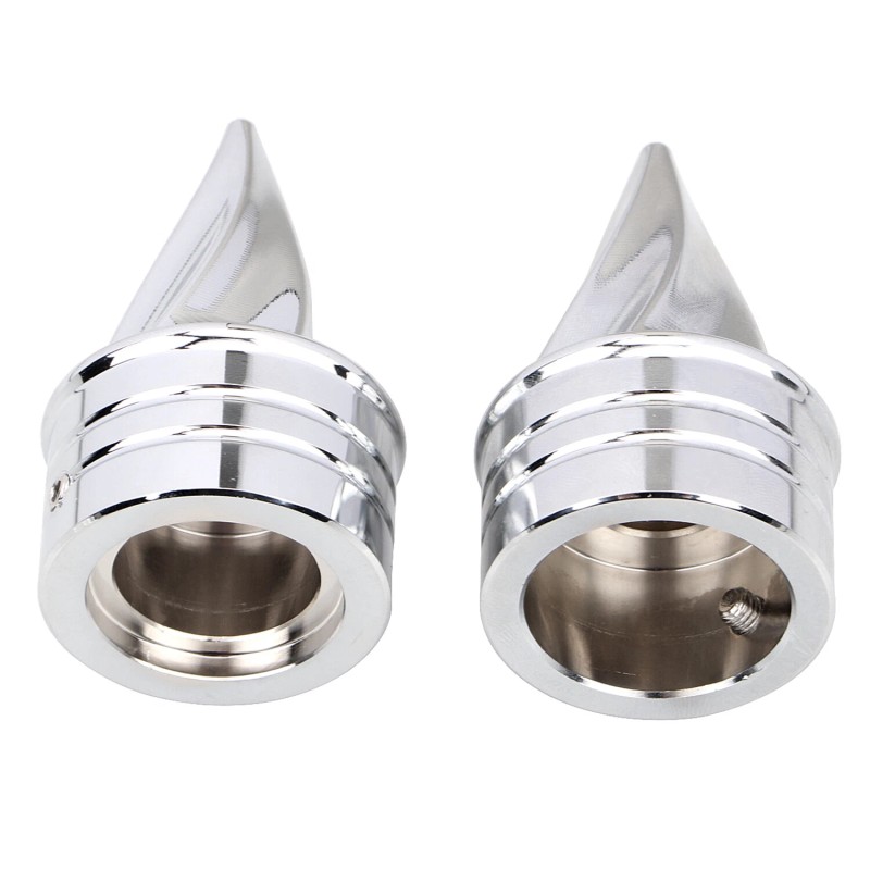 Unbranded Chrome Front Axle Nut Covers For Harley Road King