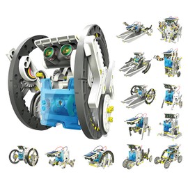 Nilez 14-in-1 Solar Robot Kit for Kids 8-12 STEM Building Toys Robotics Kit for Kids, Education Science Learning Toy Birthday Gift Christmas Educational and Funny for Boys Girls