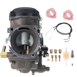 YJGZSVK CV40 Carburetor with 35" Throttle Cable fits Harley Davidson Dyna Electra Glide Fatboy Softail Sportster 1200 XLH1200 Sportster 883 XL883 XLH883 27421-99 27421-99A