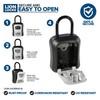 Key Lock Box for Keys with Code, 4 Digit Combination