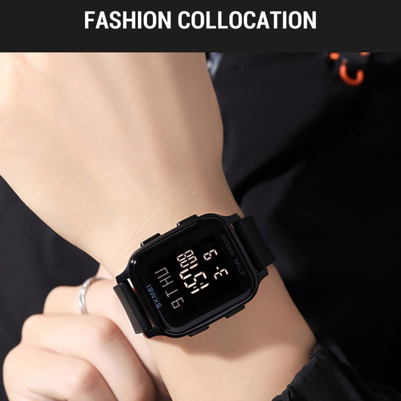 SKMEI 1858 sports watches Countdown double time watch alarm clock