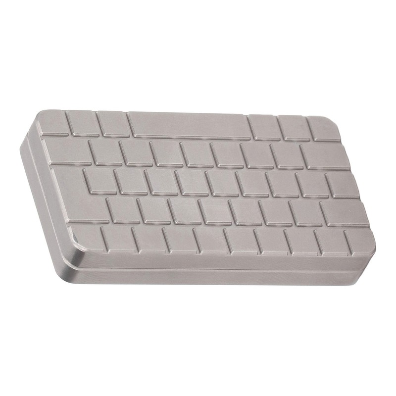 Magnetic Push Slider Computer Keyboard Printing Metal Fingertip Push Card