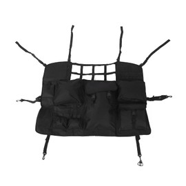 Bolsa de almacenamiento para el respaldo del asiento, organizador del asiento trasero del automóvil, tela negra Bolsa de almacenamiento para el...    