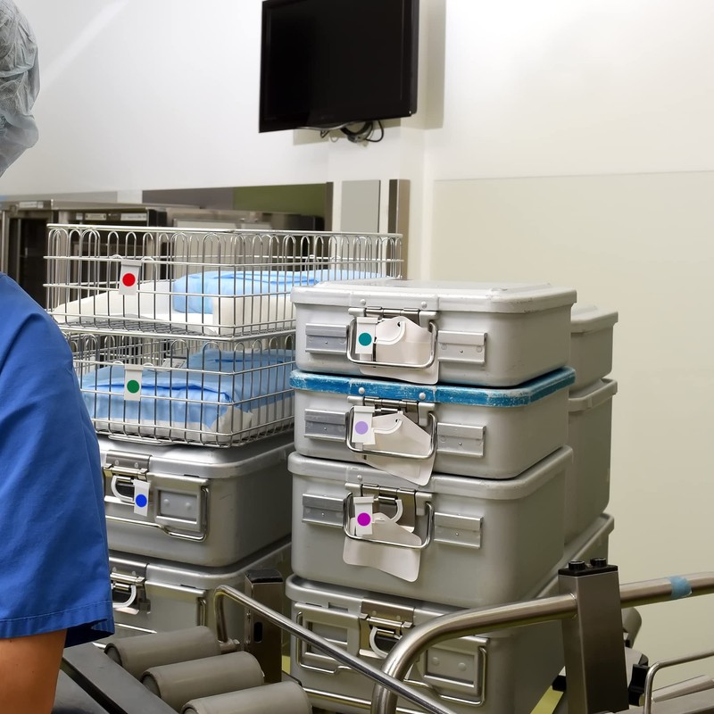 ChromaLabel 1 Inch Round Label Permanent Color Code Dot Stickers,