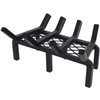 14 Inch Fireplace Grate with Ember Retainer,Cast Iron Fireplace Log