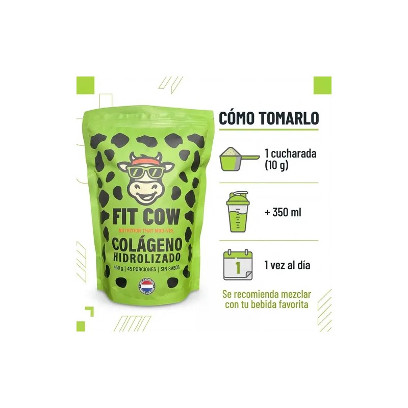 Colágeno Hidrolizado Fit Cow 450 G