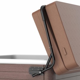 Dogetgd Spa Cover Lift Top Mount Spa & Hot Tub Cover Lift Removal System Fit for Most Spa & Hot Tubs