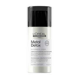 LOreal Professionnel Metal Detox Crema de Alta Proteccin Anti-Metales, Previene el Quiebre y Preserva el Color, Aporta Hidratacin y Control de Frizz, 