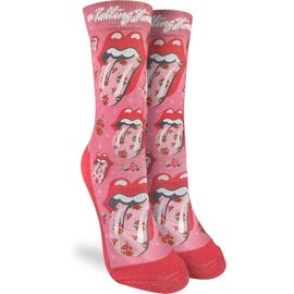 Good Luck Sock Women's The Rolling Stone, Hot Lips Pop Art Socks, Shoe Size 5-9