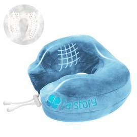 Neck Pillow 【Sleep Improvement Instructor Sato Supervision】【Industry First Side Designed 4.5cm Higher】Comfortable Sleep Neck Pillow Travel Pillow Airplane Shinkansen Car Night Bus Comfortable Goods