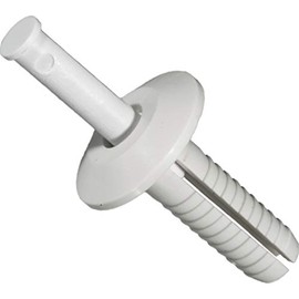 Hard-to-Find Fastener 014973169985 Nylon Truss Nail Drive Anchors, 1/4 x 3/4, Piece-100