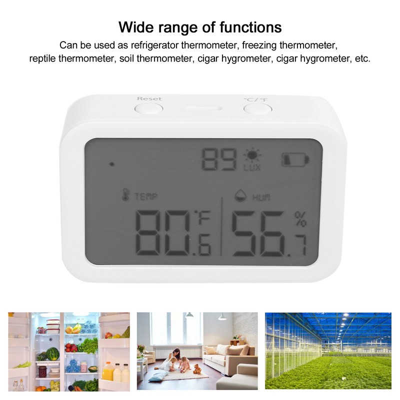 Temperature and Humidity Sensor for TUYA with Intelligent Switch LCD