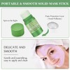 Green tea mask, green mask stick, green tea purifying clay