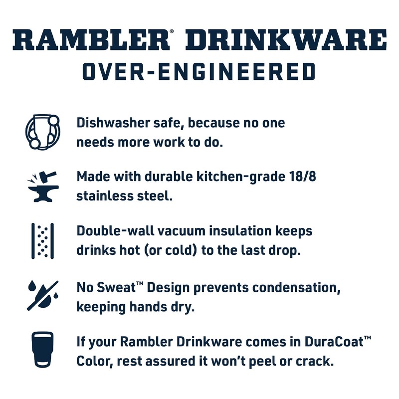 YETI Rambler 26 oz Straw Cup, Vacuum Insulated, Stainless Steel