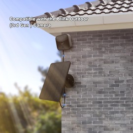 Yctechcam Solar Panel for Blink Camera Outdoor, 4W Camera Solar Panel Compatible with B...