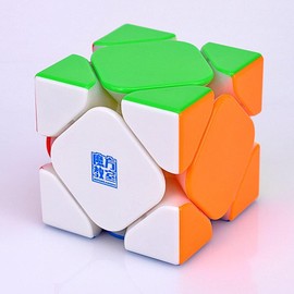 XMDCuber Moyu RS Magnetic Skewb Cube Stickerless, Cost-Effective Moyu Skewb Speed Cube, Skewb Good Choice for Beginners