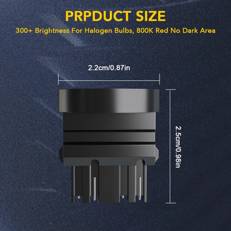 SHENKENUO 2Pcs 6000K 3157 3156 3057 Signal Backup Reverse Tail