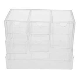 Operitacx Compartment Drawer Organizer Stylish Desktop Storage Box for Makeup Stationery Office Supplies Holder for Tidy Home Office Organization