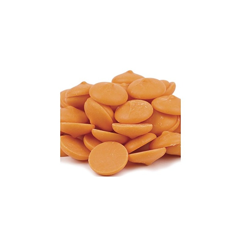 Merckens Coating Wafers Melting Wafers Orange color 2 pounds