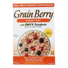 Grain Berry Whole Grain Honey NUT Toasted Oats Cereal, with Antioxidants, 12 Oz Box (5 Pack), By Silver Palate5