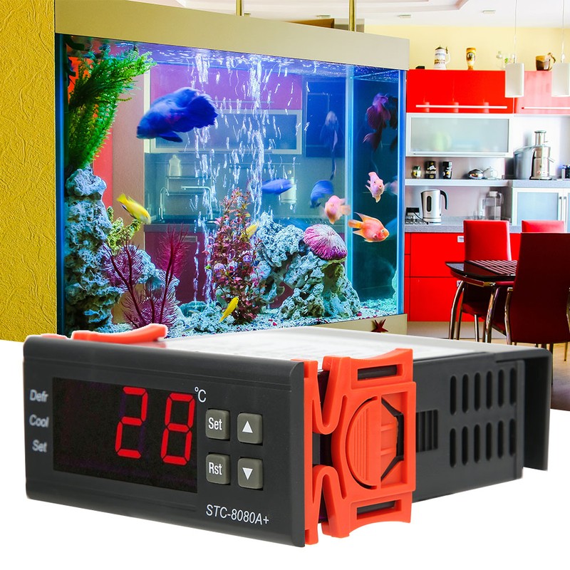STC 8080A+ Digital Thermostat Refrigerating Defrosting Alarming Temperature Controller