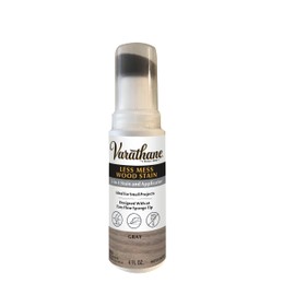 Varathane 368034 Less Mess Wood Stain and Applicator, 4 oz, Gray