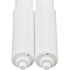 White Adjustable Tissue Box Paper Roll Core Replacement Bathroom Plastic