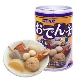 Canned Oden with "Ganmo" fried tofu and Daikon, Japanese traditional pot-au-feu, Contains plenty of Umami and Dashi, You can open it and eat it as is, Good for snacking (1can)