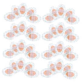 Beavorty 100pcs Ear Protectors for Boy Girl Soft PU Film Transparent Ear Protection Stickers for Swimming Bathing Shower Comfortable No Residue