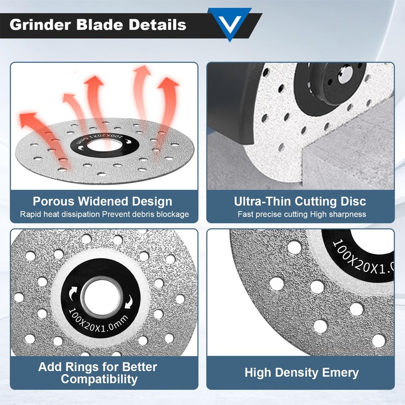 45 Degree Tile Chamfering Tool, Angle Grinder Stand with 5