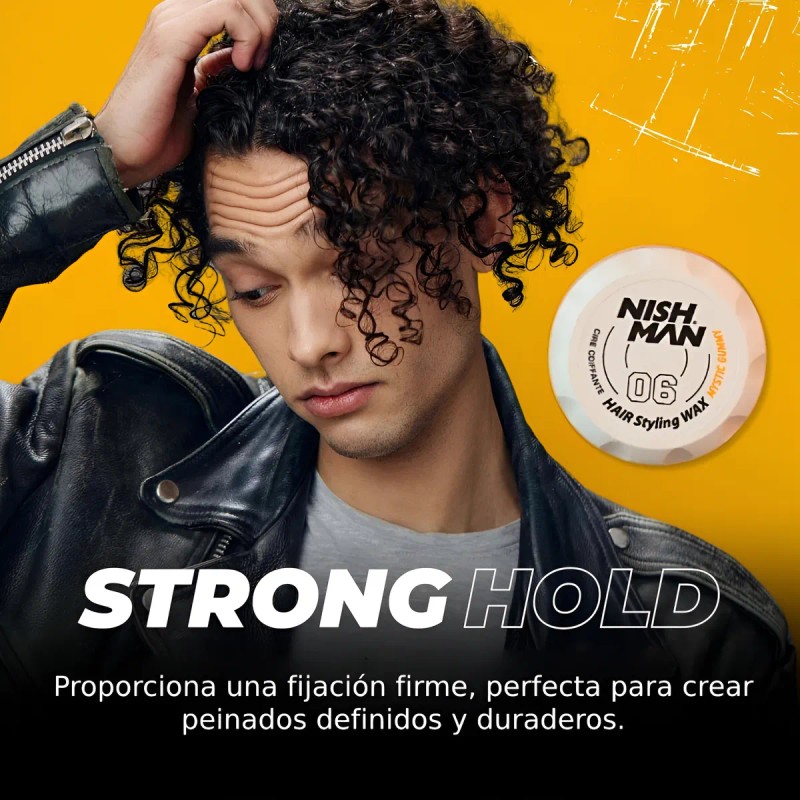 Cera Para Cabello, Nishman 150ml, Firmeza Fijación Y Aroma