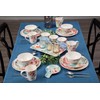 Bico Margret's Garden Ceramic Bowls Set of 4, for Pasta,