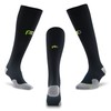 PRO Compression Marathon Socks, Calf-Length Graduated Compression Socks, Unisex (Black,