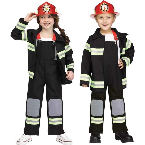 Smart Living Company Kid's Fire Chief Childrens Costume, Multi, XLarge