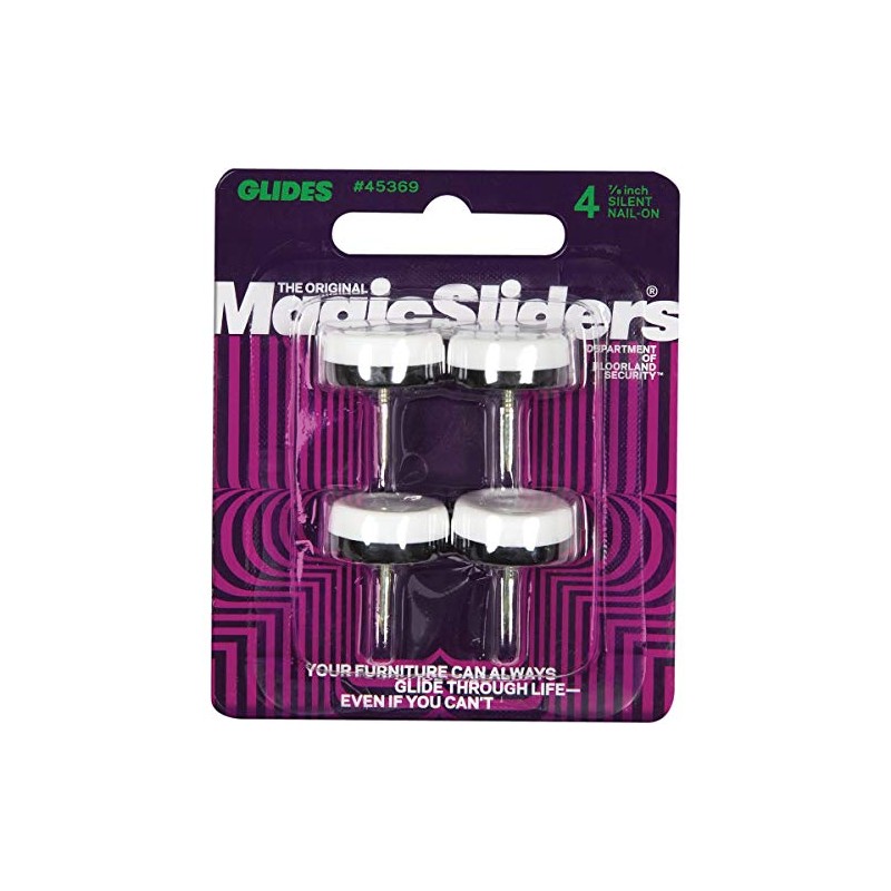 Magic Sliders 45369 Silent Chair Glides, 7/8 Inch