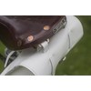 London Craftwork Large Leather Bicycle Bag Saddle/Handlebar/Frame Bag in White