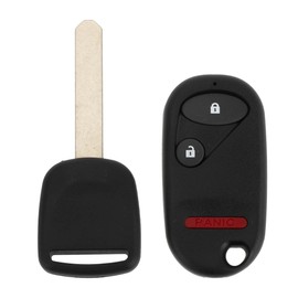 A ABSOPRO 433MHz NHVWB1U523 Keyless Remote Ignition Transponder Key Fob for Honda Pilot 2003-2004 for Honda Civic 2003-2005 13 Chip 3 Buttons